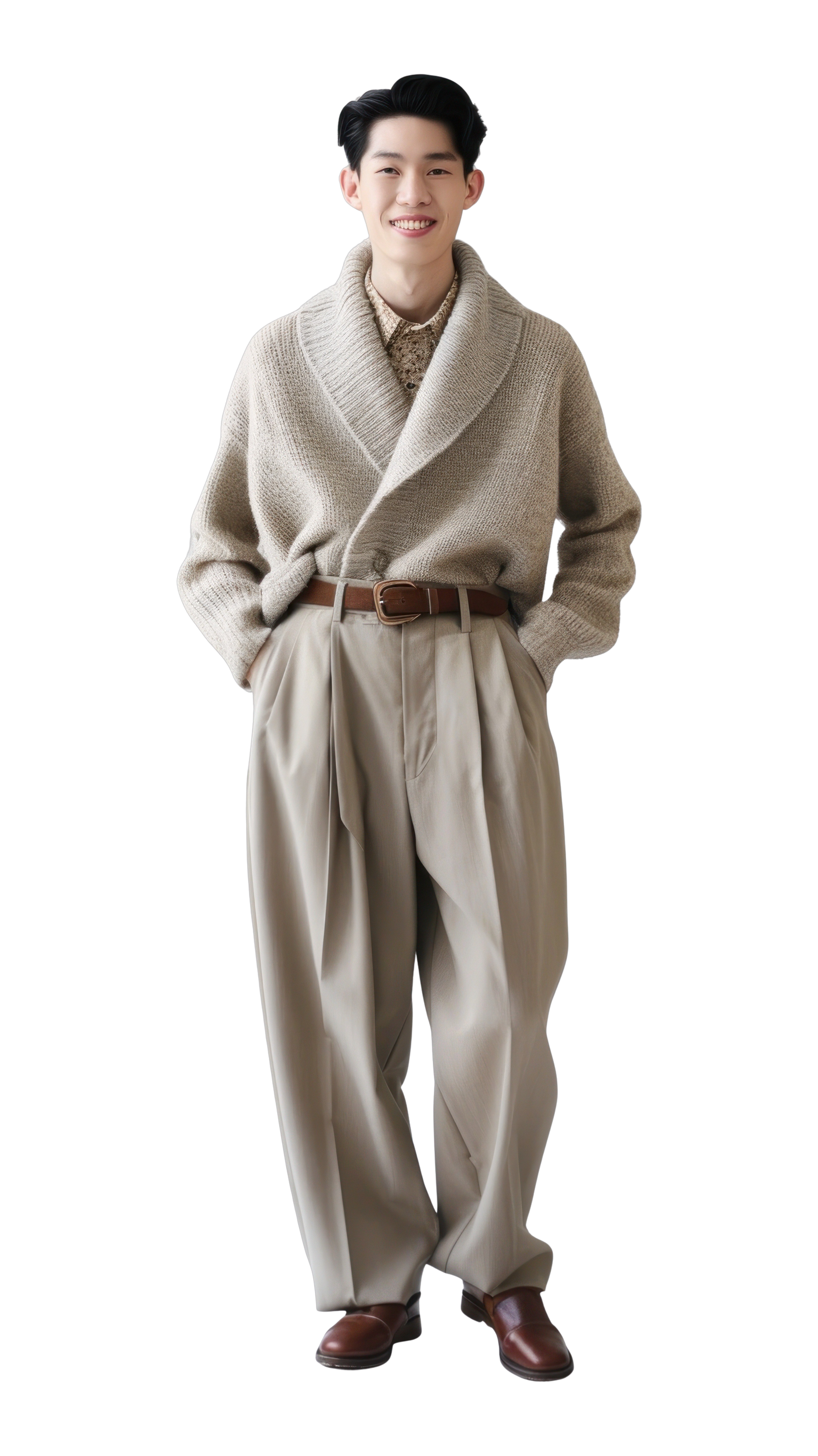 Cable-Knit Cardigan